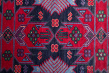 Load image into Gallery viewer, Crimson Bloom Afghan Tribal Rug
