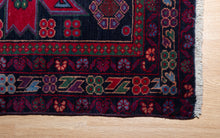 Load image into Gallery viewer, Crimson Bloom Afghan Tribal Rug