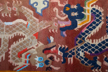 Load image into Gallery viewer, Celestial Guardians – Antique Tibetan Rug