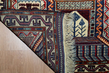 Load image into Gallery viewer, Vintage Baluchi Tree of Life Rug