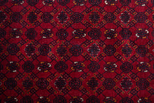 Load image into Gallery viewer, Royal Red Afghan Turkman Wool Rug