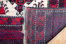 Load image into Gallery viewer, Afghan Tribal Rug with Ivory Field