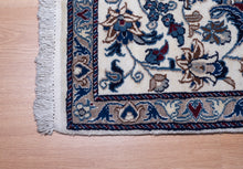Load image into Gallery viewer, Ivory Blue Persian Nain Wool Rug