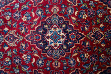 Load image into Gallery viewer, Persian Kashan Crimson Floral Rug