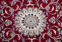 Load image into Gallery viewer, Persian Nain Crimson Medallion Rug