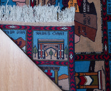 Load image into Gallery viewer, Heritage Map Afghan Pictorial Rug