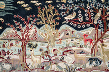 Load image into Gallery viewer, Persian Kashan Garden Scene Rug