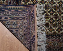 Load image into Gallery viewer, Afghan Geometric Lattice Wool Rug