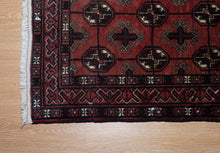 Load image into Gallery viewer, Turkman Red Gul Wool Rug
