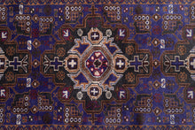 Load image into Gallery viewer, Midnight Medallion Afghan Wool Rug