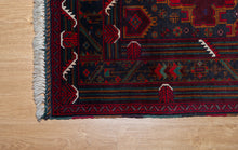 Load image into Gallery viewer, Baluchi Crimson Tribal Wool Rug