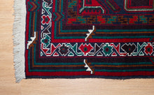 Load image into Gallery viewer, Baluchi Wool Rug with Jewel Tones