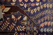 Load image into Gallery viewer, Afghan Wool Rug with Tree Motif