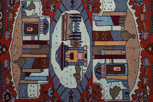Load image into Gallery viewer, Afghan Village Scene Wool Masterpiece