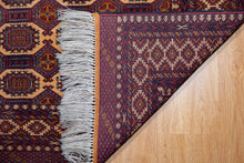 Load image into Gallery viewer, Turkman Wool Rug with Guls Pattern