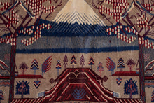 Load image into Gallery viewer, Antique Caucasian Shirvan pictorial rug