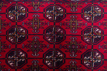 Load image into Gallery viewer, Fine Turkman Wool Gul Motif Rug
