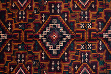 Load image into Gallery viewer, Geometric Medallion Baluchi Wool Rug