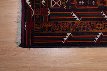 Load image into Gallery viewer, Geometric Medallion Baluchi Wool Rug