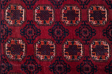 Load image into Gallery viewer, Antique Waziri Red Gul Rug