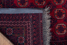 Load image into Gallery viewer, Antique Waziri Red Gul Rug