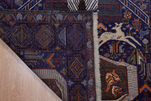 Load image into Gallery viewer, Afghan Palace Scene Wool Rug