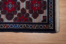 Load image into Gallery viewer, Afghan Wool Rug with Tribal Guls