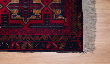 Load image into Gallery viewer, Crimson Star Turkman Wool Rug