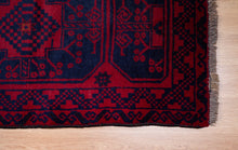 Load image into Gallery viewer, Vintage Turkman Red Gul Carpet