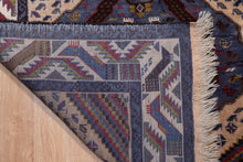 Load image into Gallery viewer, Vintage Tribal Geometry Baluchi Rug