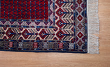 Load image into Gallery viewer, Vintage War Motif Wool Prayer Rug