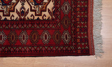Load image into Gallery viewer, Ivory-Field Afghani Tribal Wool Rug