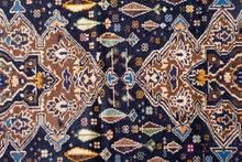 Load image into Gallery viewer, Vintage Baluchi Wool Rug with Medallions