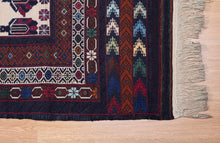 Load image into Gallery viewer, Ivory Blossom Handwoven Tribal Rug