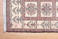Load image into Gallery viewer, Bokhara Ivory and Rose Silk Rug