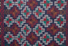 Load image into Gallery viewer, Striped Tribal Afghan Maliki Kilim