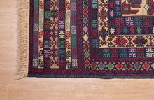 Load image into Gallery viewer, Bold Floral Afghan Maliki Kilim