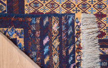 Load image into Gallery viewer, Golden Loomed Tribal Maliki Kilim