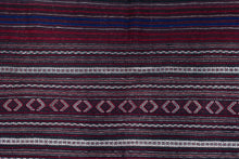Load image into Gallery viewer, Striped Tribal Afghan Maliki Kilim