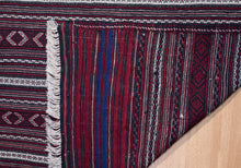 Load image into Gallery viewer, Striped Tribal Afghan Maliki Kilim