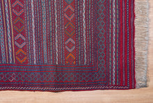 Load image into Gallery viewer, Crimson Harmony Maliki Kilim Rug