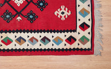 Load image into Gallery viewer, Antique Geometric Harmony Caucasian Kilim