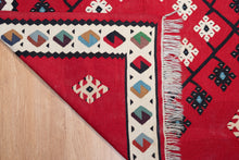 Load image into Gallery viewer, Antique Geometric Harmony Caucasian Kilim
