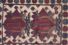Load image into Gallery viewer, Antique Persian Leaf Motif Kilim