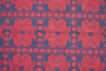 Load image into Gallery viewer, Crimson Star Motif Mashwani Kilim