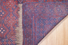 Load image into Gallery viewer, Crimson Geometry Mashwani Tribal Kilim