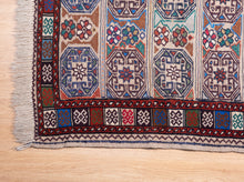 Load image into Gallery viewer, Antique Turkman Geometric Panel Rug