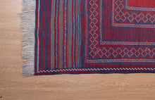 Load image into Gallery viewer, Crimson Maliki Kilim – Central Asian Flatweave Rug