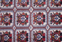 Load image into Gallery viewer, Antique Floral Grid Barjesta Kilim