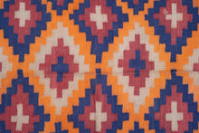 Load image into Gallery viewer, Antique Persian Kilim Flame Geometry